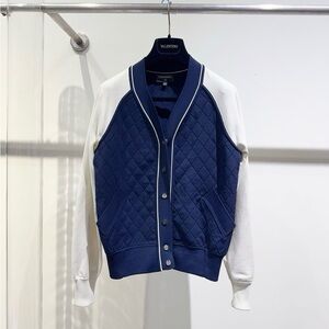 Authentic Chanel Navy Quilted Knit